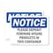 Signmission Please Deposit Feminine Hygiene Products, 10 in W x Rectangle, Plastic OS-2PACK-NS-P-710-L-17362 - alternate 1